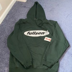 Full Send by Nelk Boys green hoodie Men’s small NWT smoke free